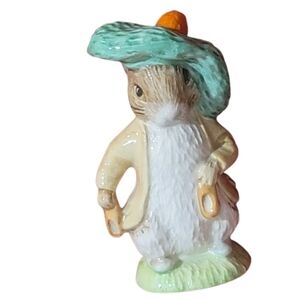 ROYAL ALBERT Benjamin Bunny Charming Rabbit Figurine England 1989 Easter Spring